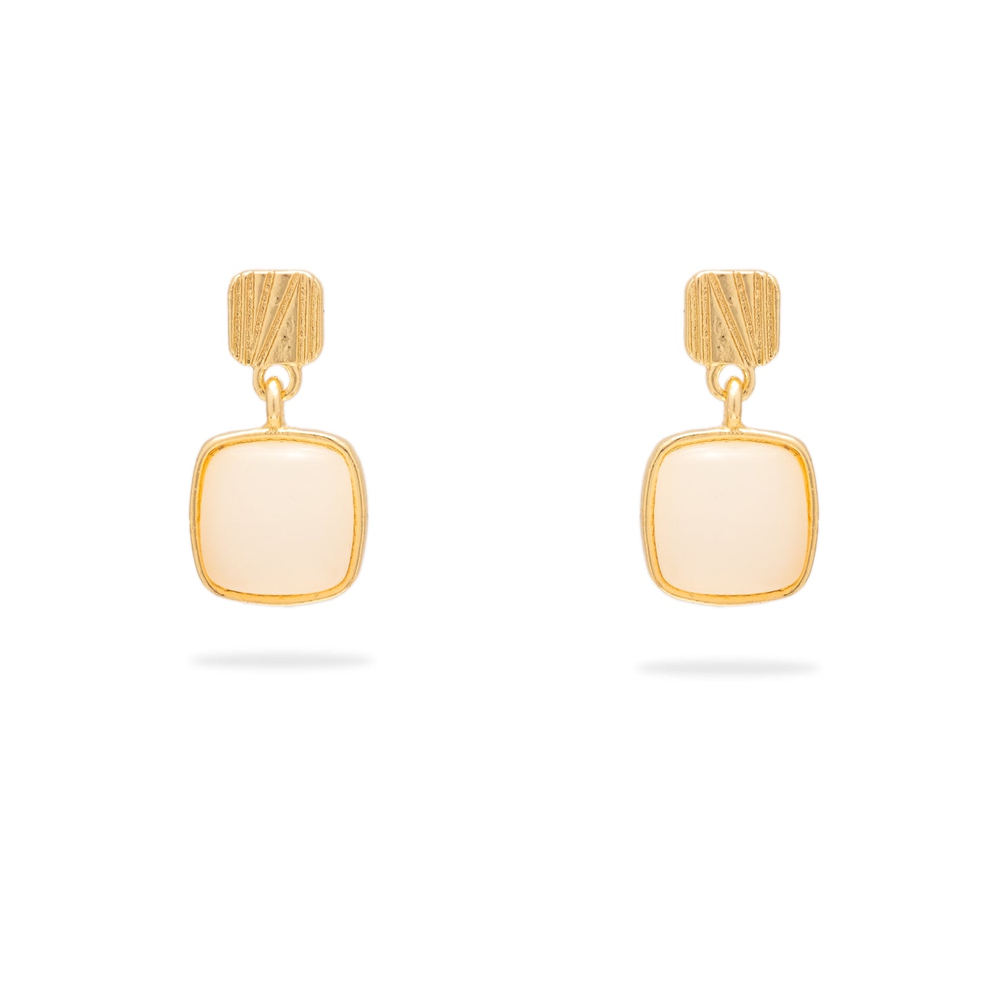 Marble drop earrings