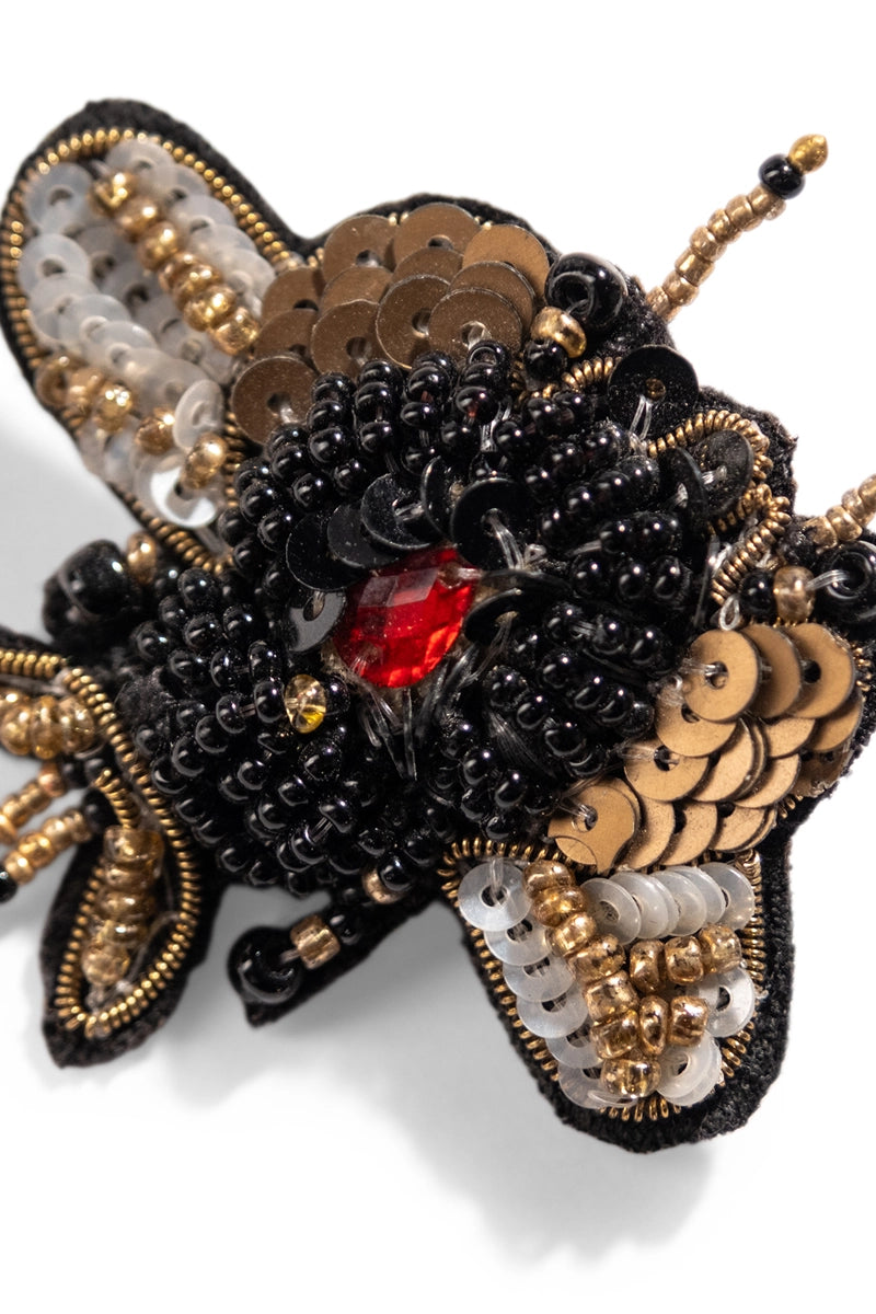 Royal Bee charm brooch