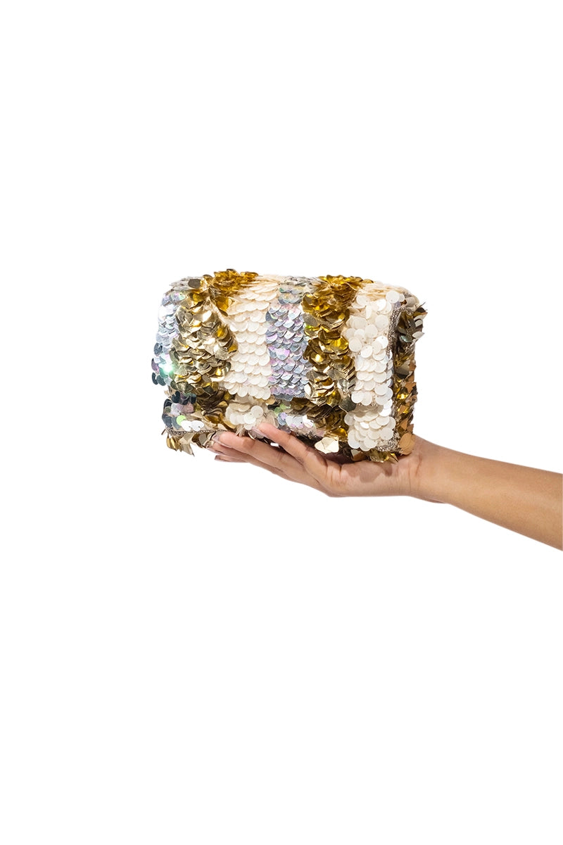 Sequin Crossbody Clutch