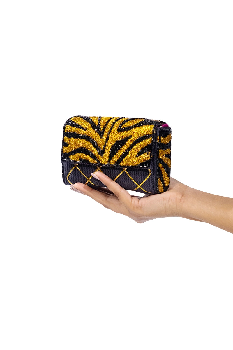 Urban Tiger Patterned Clutch