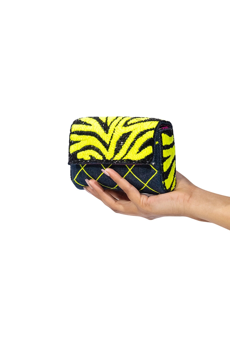 Urban Tiger Patterned Clutch