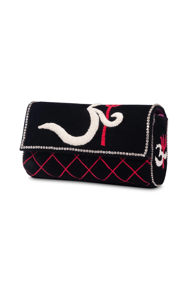 Om Mahakal Cross Body Clutch