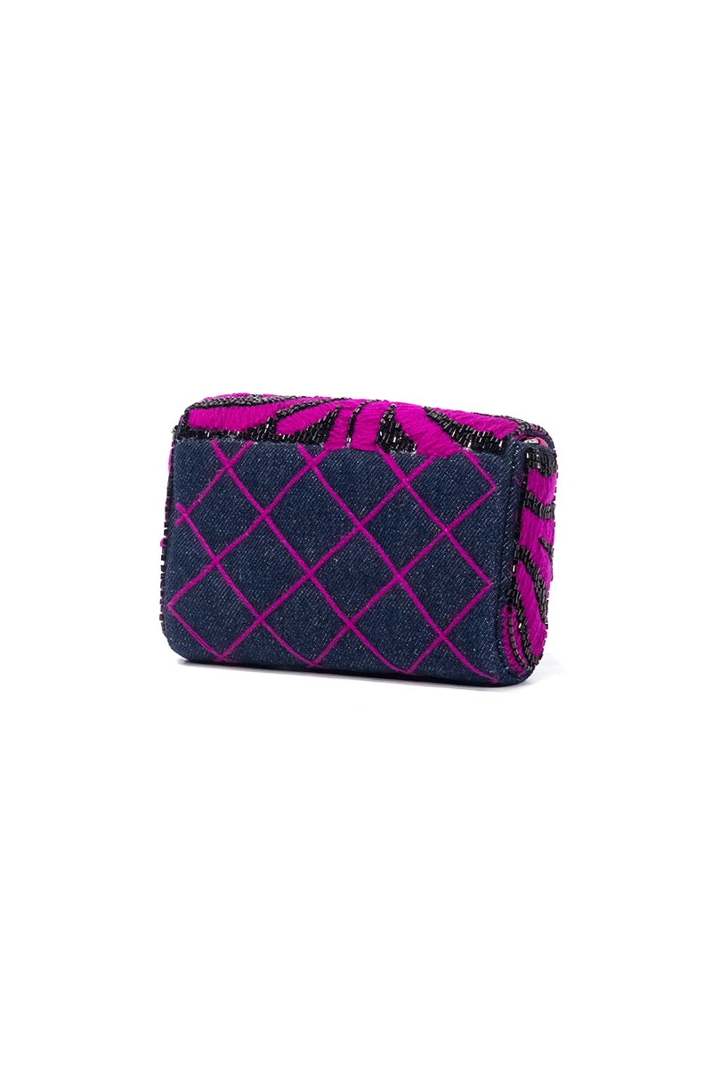 Urban Tiger Patterned Clutch