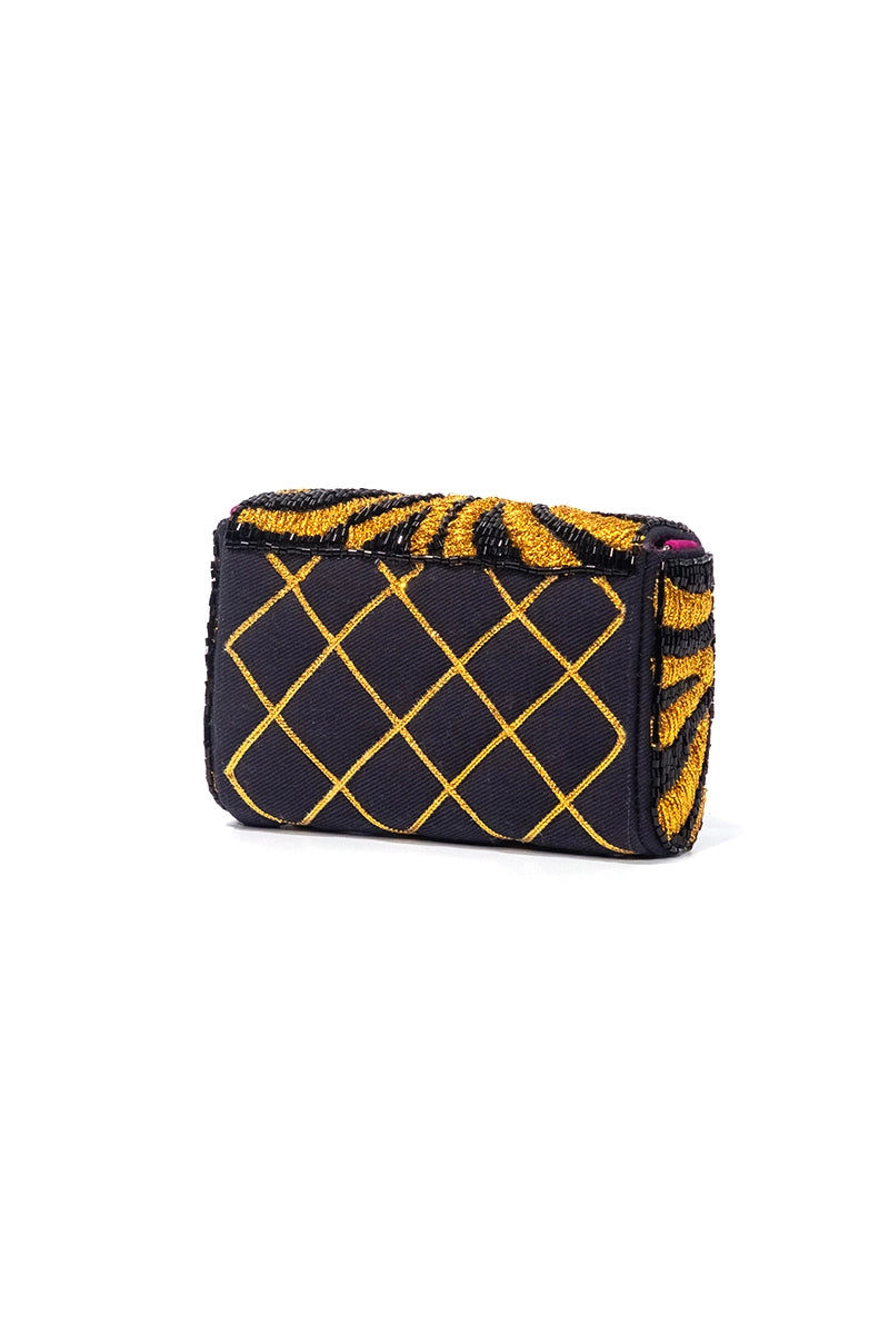 Urban Tiger Patterned Clutch