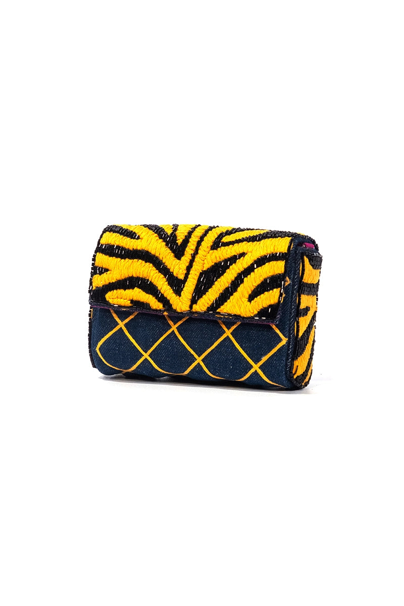 Urban Tiger Patterned Clutch