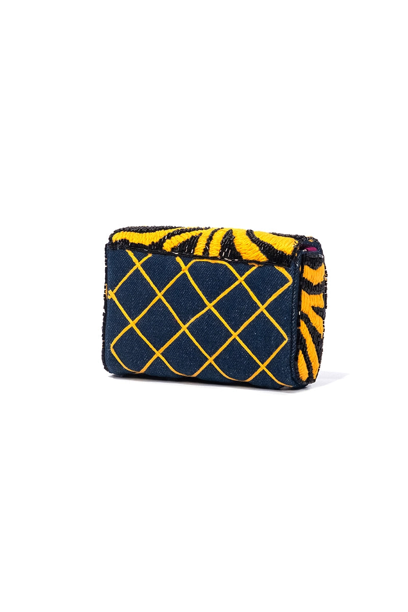 Urban Tiger Patterned Clutch